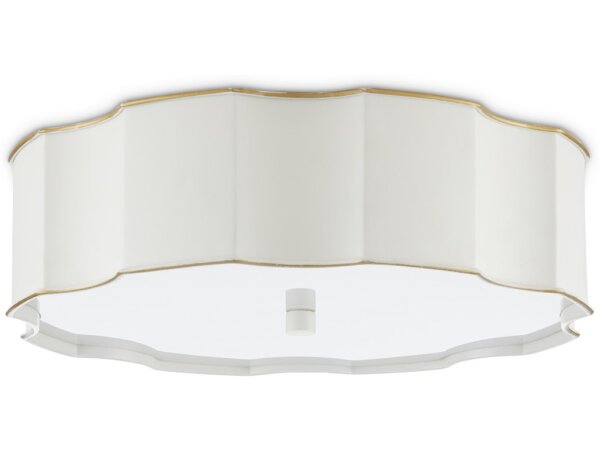 Wexford White Flush Mount - Image 4