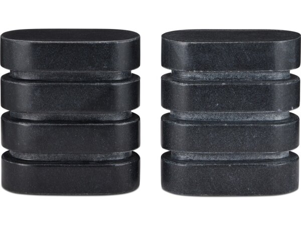 Bheslana Marble Black Object Set of 2 - Image 4