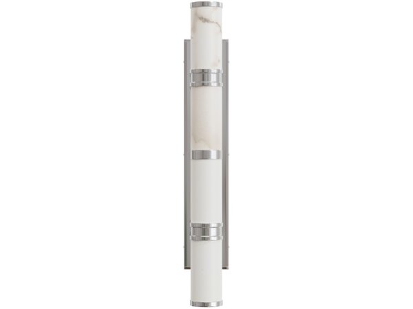 Brenham Large Nickel Wall Sconce - Image 4
