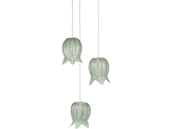 Polpo Green 3-Light Round Multi-Drop Pendant - Image 4