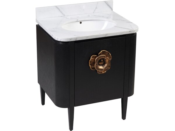 Briallen 30" Black Vanity with Oval Undermount Sink - Image 5