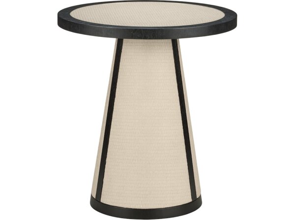 Deanna Raffia Accent Table
