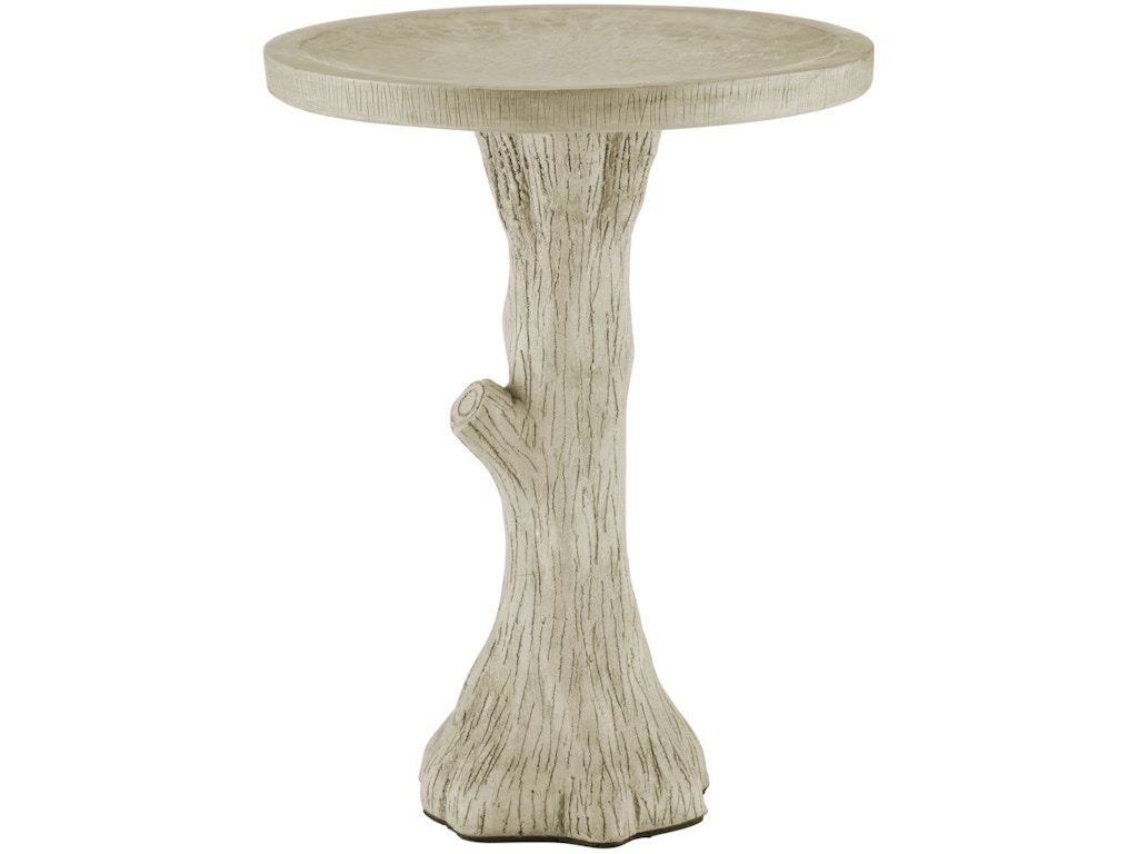Faux Bois Small Bird Bath
