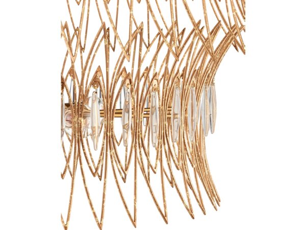 Marquise Medium Gold Chandelier - Image 2