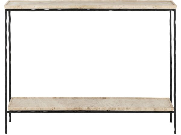 Boyles Travertine Console Table - Image 4