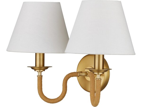 Adala Brass Wall Sconce - Image 5