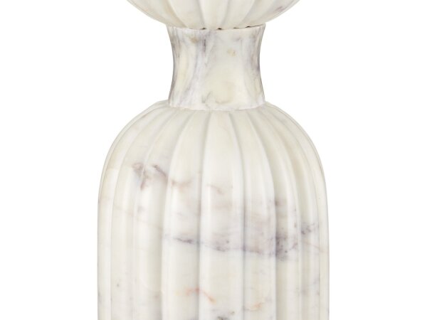 Passementerie White Marble Drinks Table - Image 2