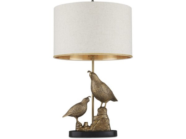 Codorniz Brass Table Lamp - Image 4