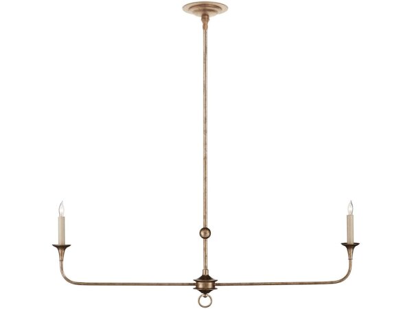 Nottaway Linear Bronze Chandelier - Image 4
