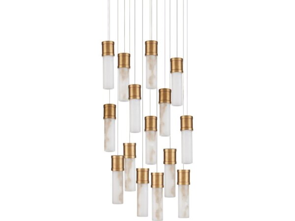 Cannula 15-Light Round Multi-Drop Pendant - Image 4