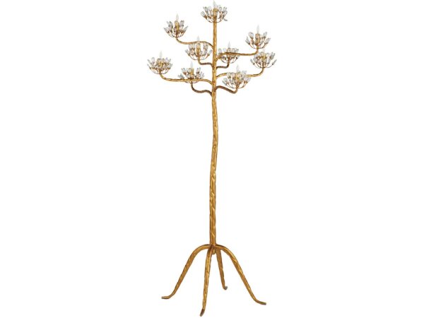 Agave Americana Gold Floor Lamp - Image 4