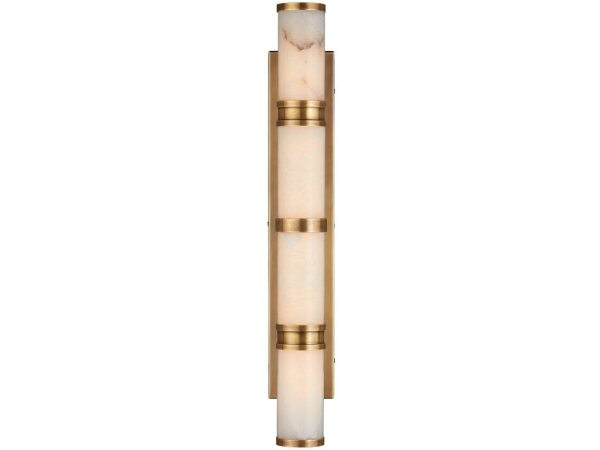 Brenham Large Brass Wall Sconce - Image 4