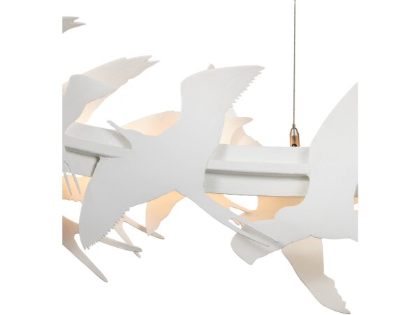 Tijereta White Chandelier - Image 3