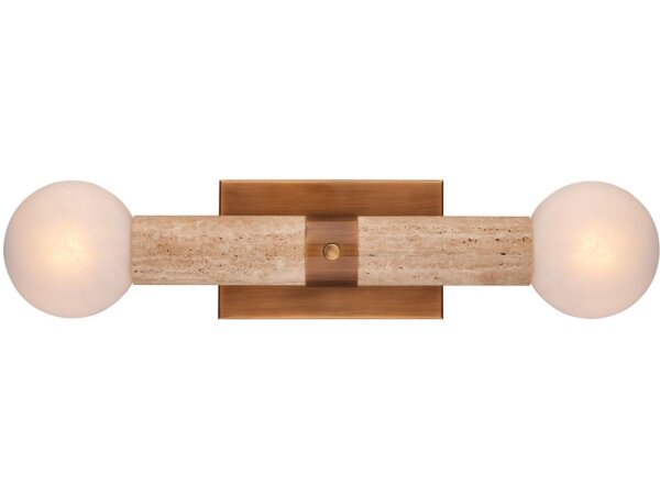 Beatrix Beige Bath Wall Sconce - Image 5