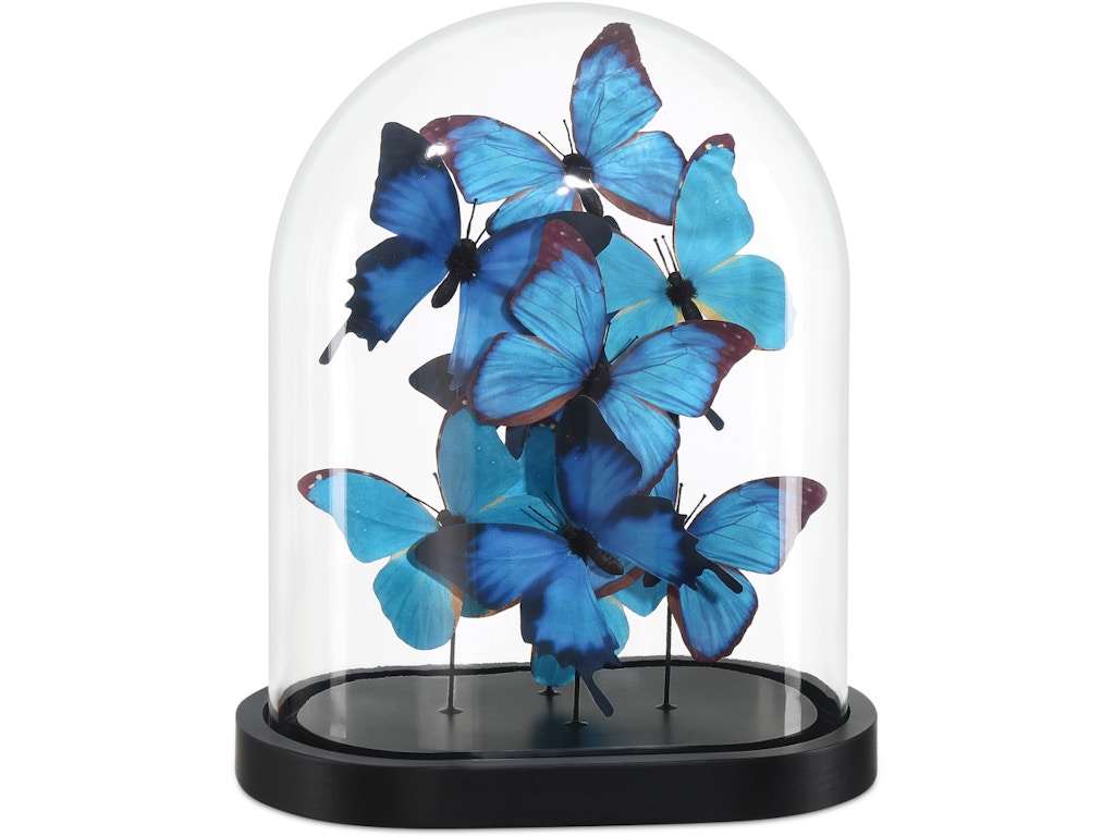 Rue de Bac Blue Medium Butterflies