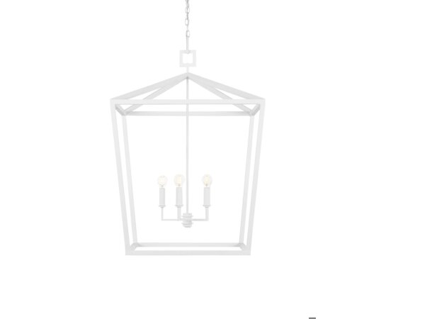 Denison Large White Lantern - Image 4