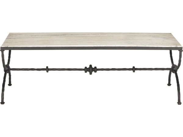 Agora White Travertine Cocktail Table - Image 4