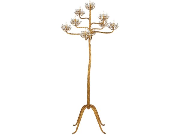 Agave Americana Gold Floor Lamp - Image 3