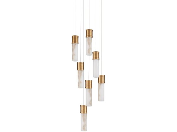 Cannula 7-Light Round Multi-Drop Pendant - Image 4