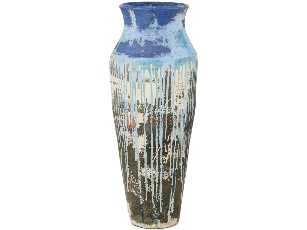 Capizzi Blue Drip Urn
