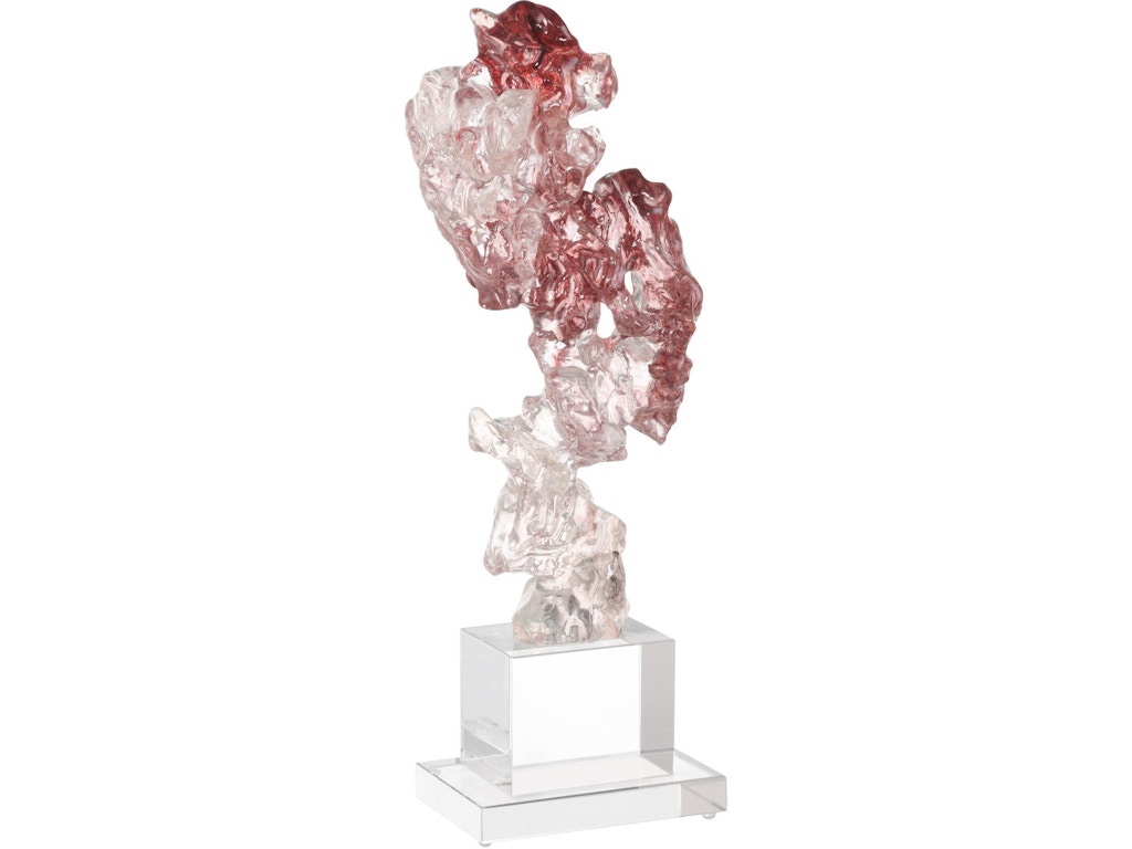 Faux Rock Crystal Large Sculpture