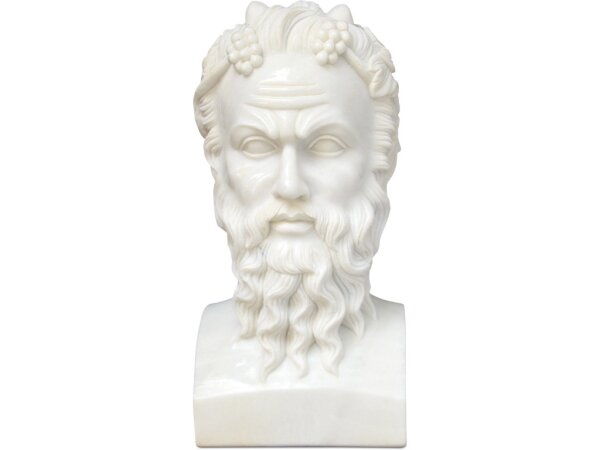 Hector Marble Bust Sculpture - Image 4