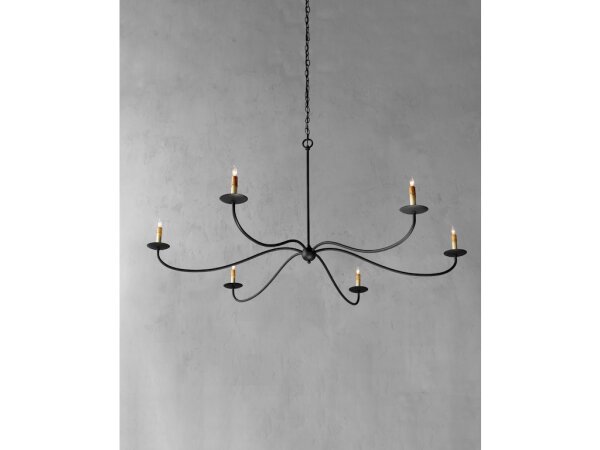 Saxon Large Black Chandelier - Image 4