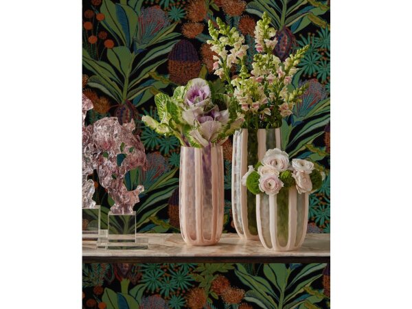 Merletto Glass Vase Set of 3 - Image 4
