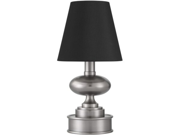 Galavant Nickel Cordless Table Lamp - Image 3