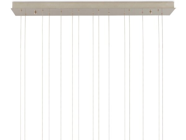 Glace Mirror 15-Light Linear Multi-Drop Pendant - Image 4