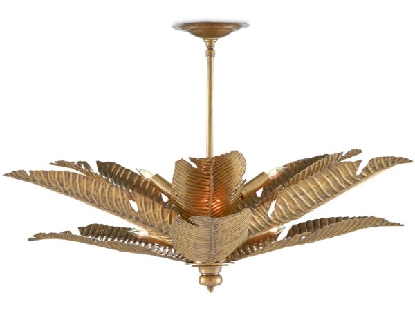 Tropical Gold Semi-Flush Mount - Image 3