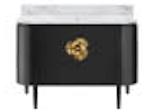 Briallen 48" Black Vanity with Oval Undermount Sink - Image 4