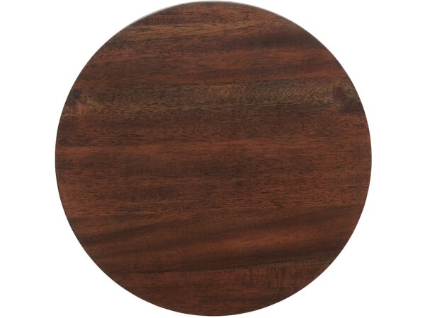 Sasha Walnut Drinks Table - Image 3