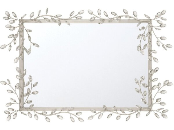 Forget-Me-Not Silver Rectangular Mirror - Image 4