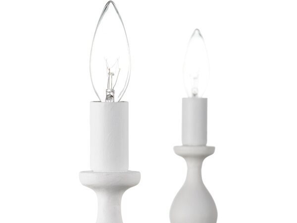 Ludwig White Chandelier - Image 2
