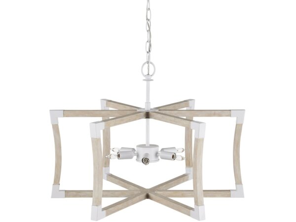 Bastian Small Sandstone Semi-Flush Mount - Image 5