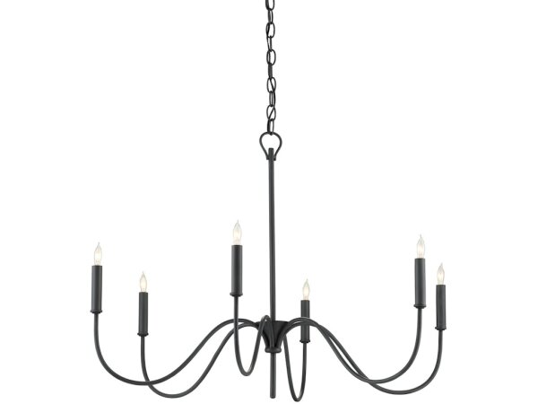 Tirrell Small Black Chandelier - Image 3
