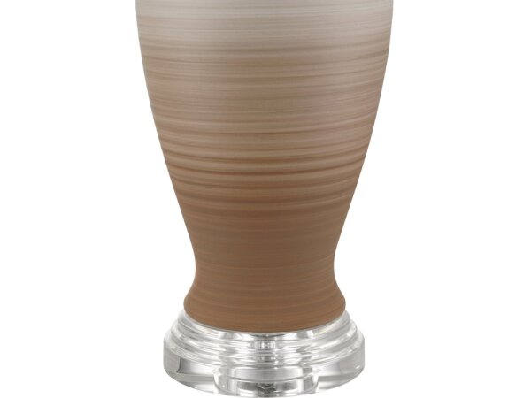 Happy 80's Brown and Pale Blue Table Lamp - Image 2