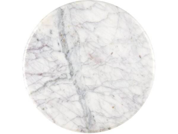 Passementerie White Marble Drinks Table - Image 3