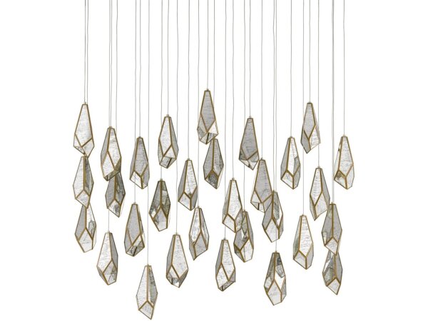 Glace Mirror 30-Light Linear Multi-Drop Pendant - Image 5