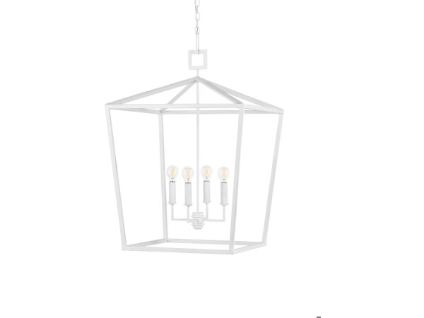 Denison Grande White Lantern - Image 5