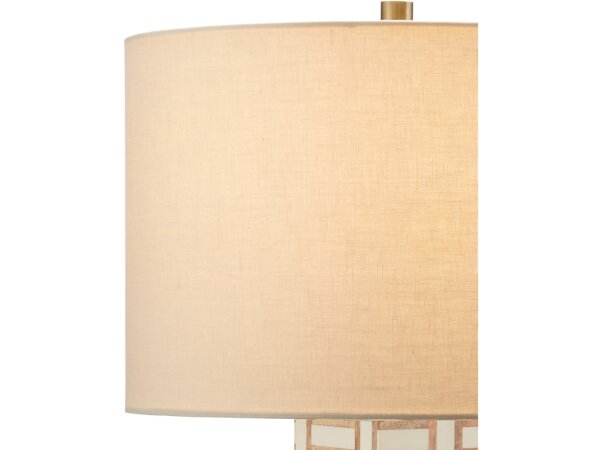 Aarna Cream Table Lamp - Image 3
