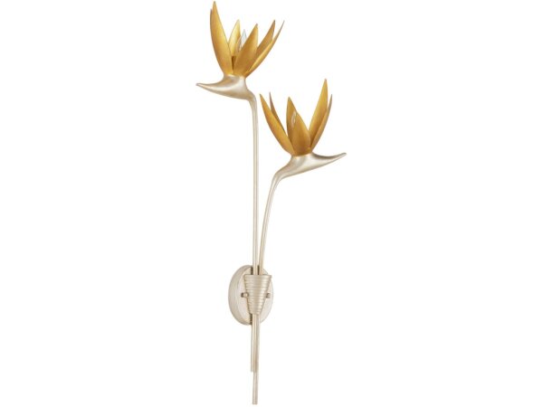 Paradiso Silver and Gold Wall Sconce, Right - Image 5
