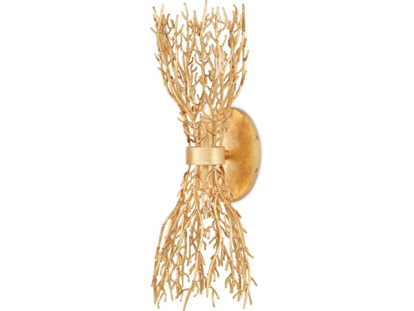 Sea Fan Gold Wall Sconce - Image 3