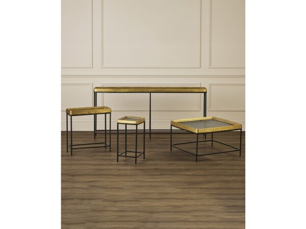 Tanay Brass Side Table - Image 4