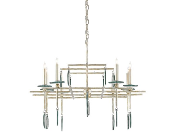 Sethos Silver Rectangular Chandelier - Image 5