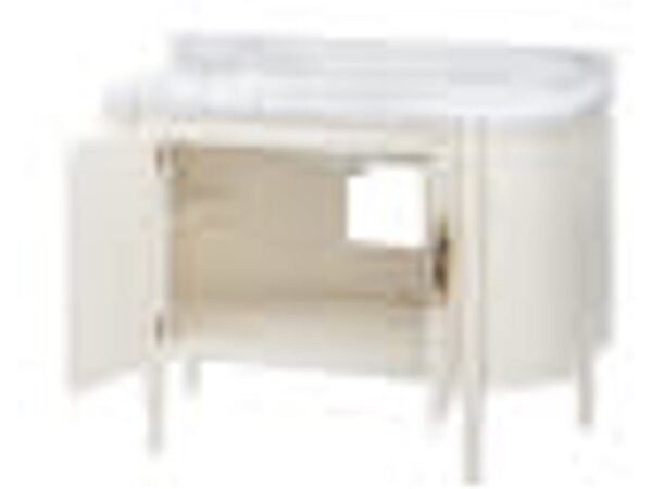 Briallen 48" White Vanity with Oval Undermount Sink - Image 5