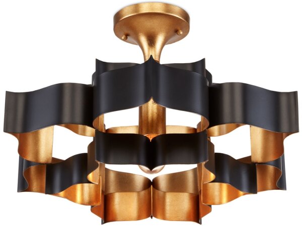 Grand Lotus Small Black Chandelier - Image 5