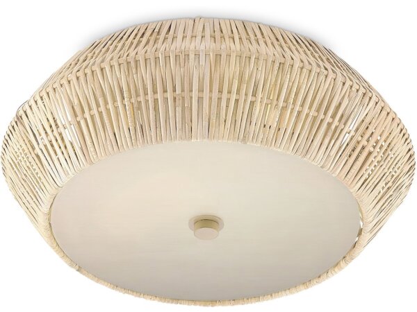 Antibes White Flush Mount - Image 3
