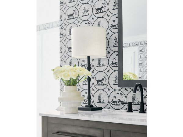 Lohn Black Table Lamp - Image 4
